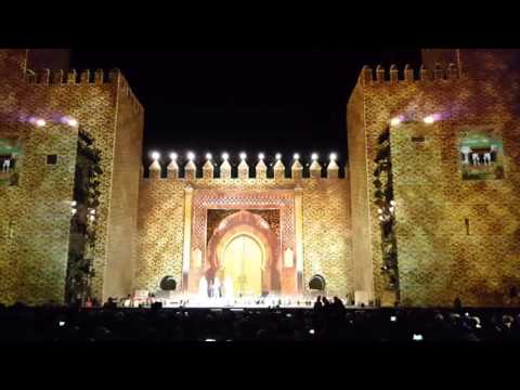 بالفيديو افتتاح مدهش لليوم الثاني من ايام مهرجان فاس الروحي