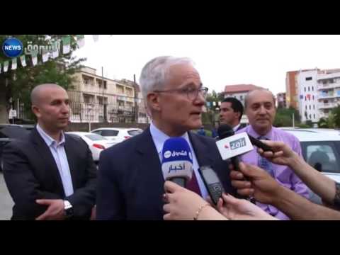 بالفيديو  السفير الفرنسي في الجزائر يلتقي بالجالية الفرنسية
