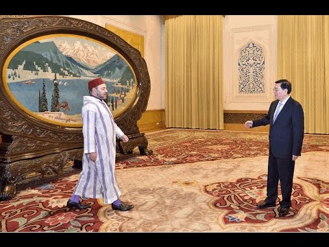 بالفيديو الملك محمد السادس يستقبل الوزير الأول ورئيس البرلمان الصيني