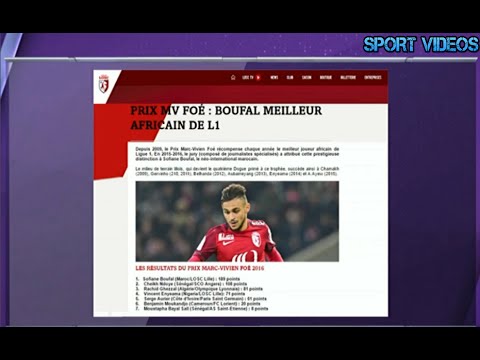 بالفيديو المغربي سفيان بوفال يفوز بجائزة أفضل لاعب إفريقي في الدوري الفرنسي