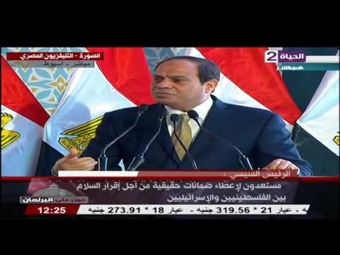 بالفيديو الرئيس السيسي يدعو الفلسطينيين لتوحيد الفصائل