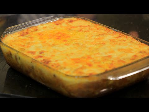 طريقة عمل صينية بطاطس باللحم المفروم