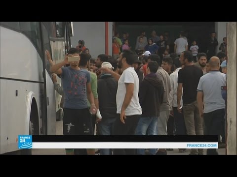اللاجئون اللذين نقلتهم اليونان من إيدوميني إلى سالونيكي يشكون نقص الخدمات