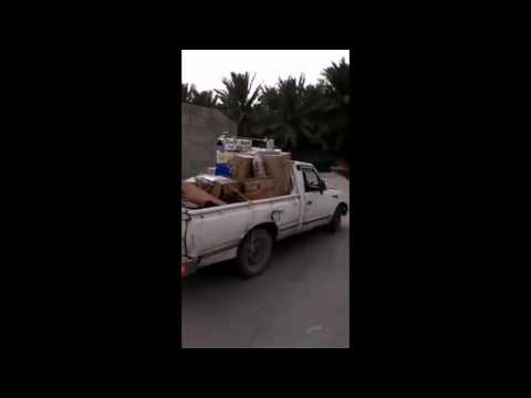 بالفيديو رد فعل رجل على شراء زوجته مستلزمات رمضان محملة على نصف نقل