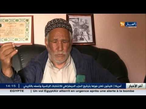 بالفيديو  المجاهد ميمون مبارك مهدد بالطرد من مسكنه