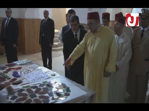 الملك محمد السادس يزور ورشة ترميم مسجد ولد الجمراء