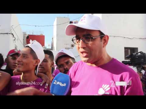 شاهد  الفنان رشيد الوالي يشارك في حملة  دير الخير تلقاه