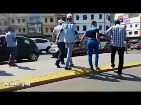 هذا ما وقع للصين هاربين في سوق القريعة في مدينة كازا