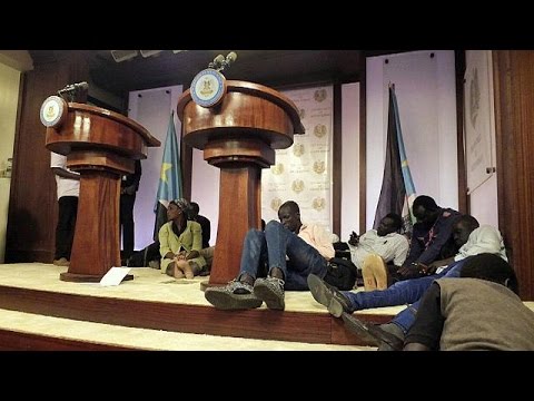 شاهد إطلاق نار بالقرب من القصرالرئاسي في غوبا