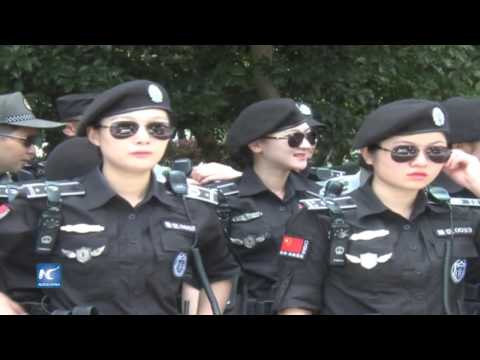 بالفيديو الصين تشكل فرقة نسائية لتأمين قمة العشرين