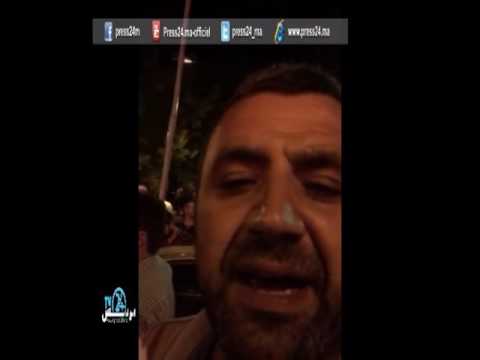 شاهد مواطنون مغاربة يطمئنون ذويهم