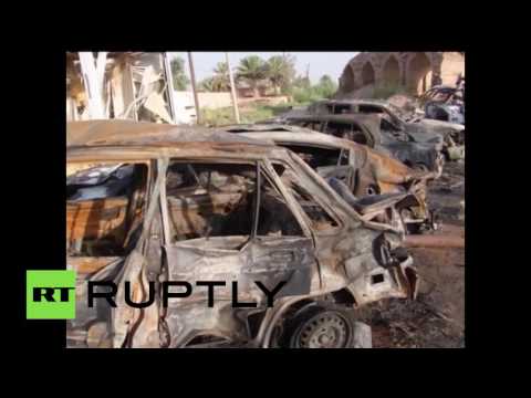 بالفيديو 14 قتيلا في تفجير سيارة مفخخة قرب الخالص شرق العراق