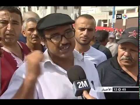 الشروع في هدم محلات سوق القريعة الشعبي في مدينة الدار البيضاء