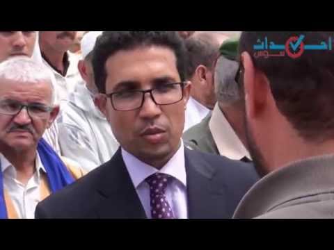 بالفيديو عامل إقليم سيدي إفني يعطي انطلاقة أشغال بناء سد أسيف إبودرارن