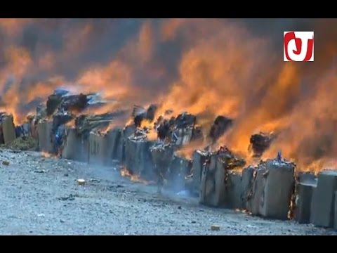 إحراق أكثر من 16 طنًا من المخدرات وكميات مهمة من الكوكايين في إقليم الناظور