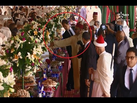 شاهد موقف طريف للجعيدي بعد نهاية حفل الاستقبال الملكي في المغرب