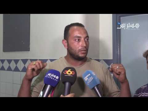 ناج من انهيار عمارة سباتة