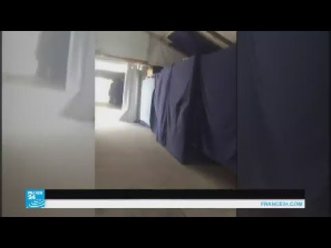 شاهد تسريب من داخل مركز احتجاز طالبي لجوء