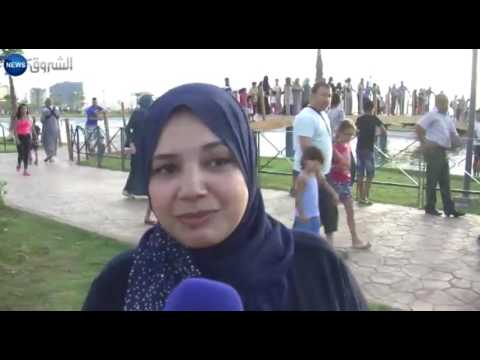 بالفيديو الحديقة المتوسطية بديل العائلات عن البحر وفوضى الشواطئ