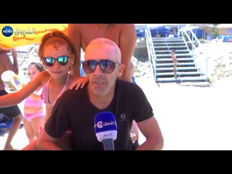 بالفيديو توافد المصطافين على الشواطئ في الجزائر