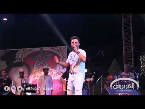 بالفيديو اجواء حفل حاتم عمور في مهرجان الحسيمة المتوسطي