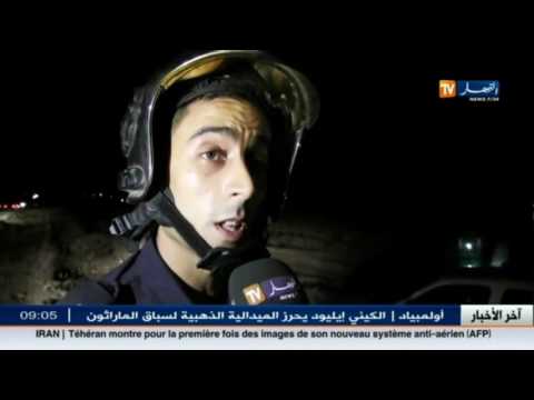 بالفيديو  إصابة 4 أشخاص بحروق خطيرة في إنحراف مركبة في بلدية بولحاف الدير