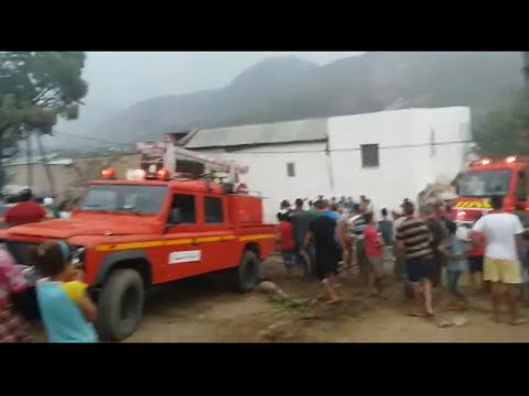 بالفيديو كيف احترقت خمسة منازل في حي تونات 2016