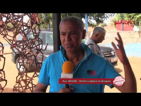 بالفيديو عزيز جواد يهدي تمثاله الجمل إلى العاهل المغربي