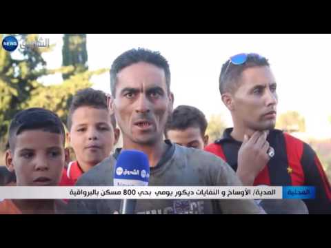 الأوساخ والنفايات ديكور يومي في حي 800 مسكن في البرواقية