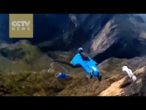 بالفيديو محطمو الأرقام القياسية للقفز ببدلات مجنّحة يبحثون عن الأكثر تهورًا