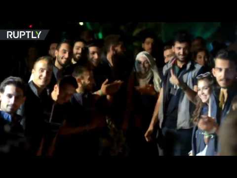 بالفيديو غرس الزيتون في حلب لإحياء ذكرى ضحايا الحرب