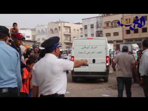 بالفيديو زوج أربعيني يذبح زوجته في منطقة الحي الحسني في مدينة الدار البيضاء