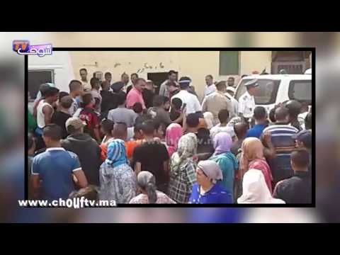 شاهد لحظة استخراج جثة المُسّنة التي قتلها جارها في المحمدية