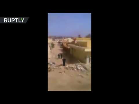 شاهد مشهد استسلام 3 نساء من داعش سرت
