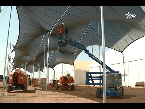 أشغال تشييد قرية كوب 22 في مراكش