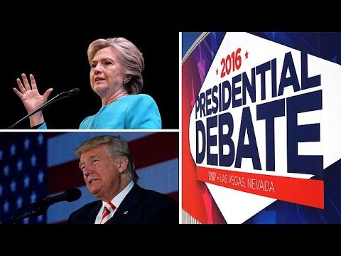 بالفيديو المناظرة الأخيرة بين هيلاري كلينتون ودونالد ترامب
