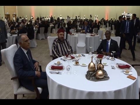 رئيس رواندا يقيم مأدبة غذاء على شرف الملك محمد السادس