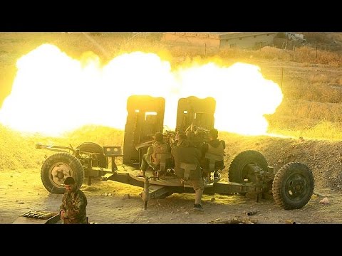 البشمركة تشن هجومًا ضد تنظيم داعش شمال شرق الموصل