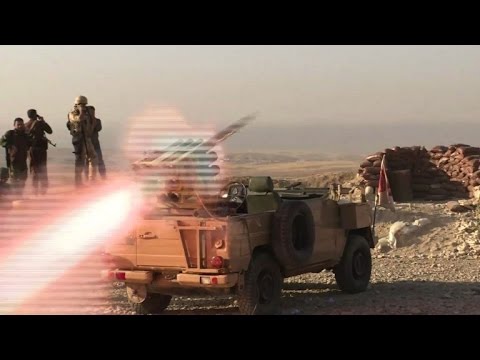 شاهد هجوم جديد للقوات الكردية بالقرب من مدينة الموصل