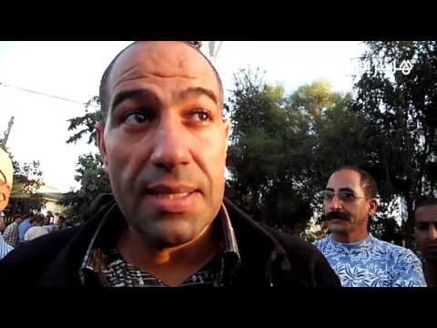 شاهد احتجاجات كبيرة لجمعويين في سبع عيون