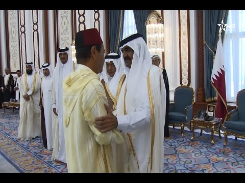 شاهد الأمير رشيد يقدّم التعازي في وفاة أمير قطر الأسبق الشيخ خليفة بن حمد آل ثاني