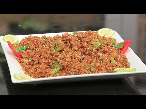 طريقة عمل ومقادير أرز صيني مقلي