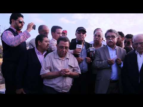 شاهد مصطفى المانوزي يؤبن أم المختطفين خديجة الشاو