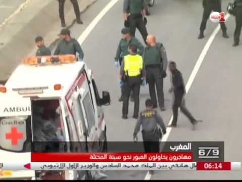 عشرات المهاجرين غير الشرعيين يقتحمون سياج سبتة المحتلة