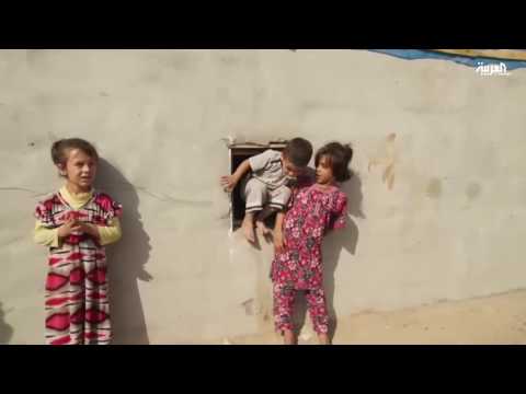 شاهد النزوح من الموصل رحلة عذاب للأطفال