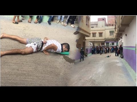 شاهد الشرطة تستعمل القرطاس لتوقيف أخطر رجل في طنجة