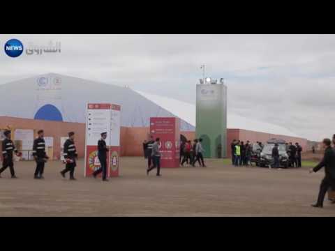 شاهد  مراكش تكتسي باللون الأخضر