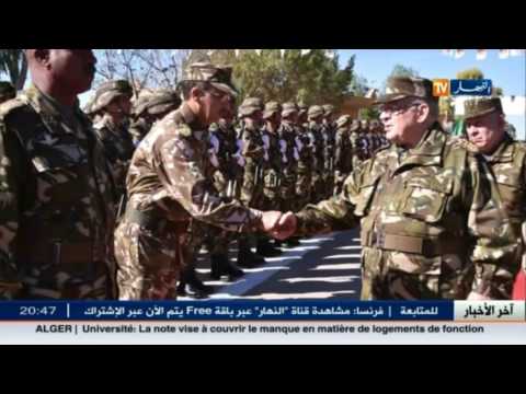 قايد صالح خلال اليوم الثالث من زيارته للناحية العسكرية