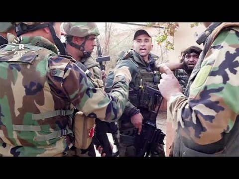شاهد لحظة القاء القبض على أحد عناصر داعش