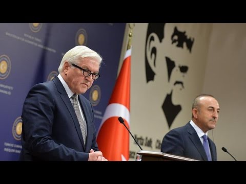 شاهد تراشق لفظي بين وزيرا خارجية ألمانيا وتركيا